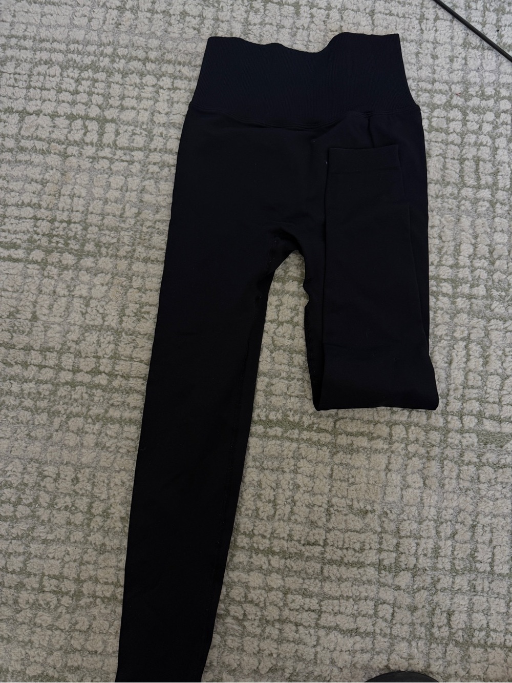 High-Waist Black Leggings